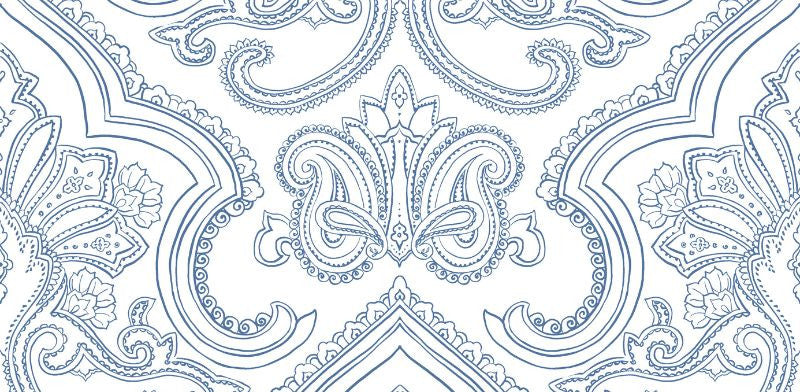 Blue Paisley