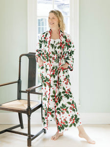 Holiday Print Classic Robe