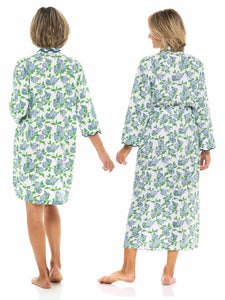 Hydrangea Bundle: Classic Robe + Nightshirt