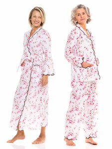 Cherry Blossom: Classic Robe + Pajamas