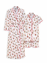 Load image into Gallery viewer, Candy Cane Bundle: Classic Robe + Pajamas with Shorts
