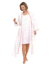 Load image into Gallery viewer, Hearts & Arrows Cap Sleeve Short Nightgown