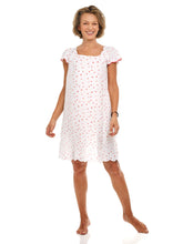 Load image into Gallery viewer, Hearts & Arrows Cap Sleeve Short Nightgown