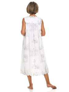 Paris Gathered Nightgown