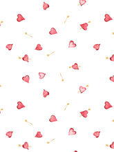 Load image into Gallery viewer, Hearts & Arrows Cap Sleeve Short Nightgown