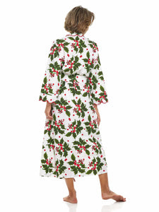 Holiday Print Classic Robe