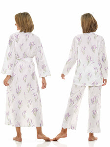 Lavender Bundle: Classic Robe + Pajamas