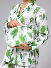 Load image into Gallery viewer, Lily of the Valley Large Cosmetic Pouch