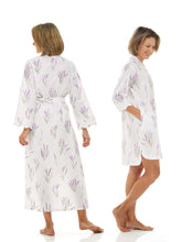 Load image into Gallery viewer, Lavender Bundle: Classic Robe + Nightshirt
