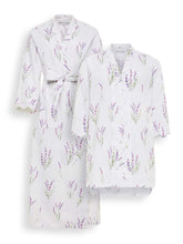 Load image into Gallery viewer, Lavender Bundle: Classic Robe + Nightshirt
