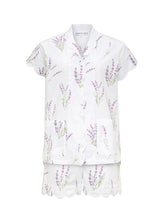 Load image into Gallery viewer, Lavender Short Sleeve PJ with Shorts