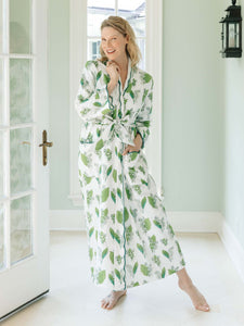 Lily-of-the-valley Fleece Lined Classic Robe