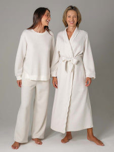 Oatmeal Bundle: Robe + Loungewear Set