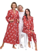 Load image into Gallery viewer, Santa Print Pajamas