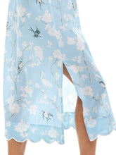 Load image into Gallery viewer, Pale Blue Gardenia Slip Nightgown
