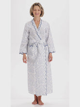 Load and play video in Gallery viewer, Blue Paisley Classic Robe
