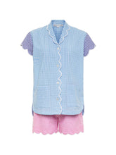 Load image into Gallery viewer, Gingham Pajamas with Shorts
