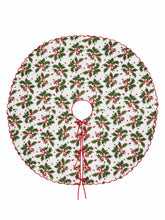 Load image into Gallery viewer, Holiday Print Quilted Tree Skirt
