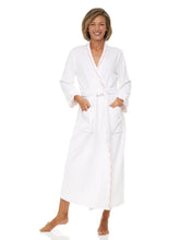 Load image into Gallery viewer, White French Terry Robe
