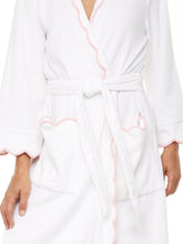 Load image into Gallery viewer, White French Terry Robe
