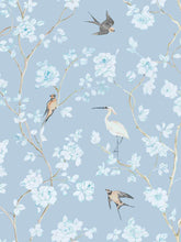 Load image into Gallery viewer, Pale Blue Gardenia Pajamas