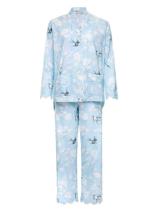 Pale Blue Gardenia Pajamas