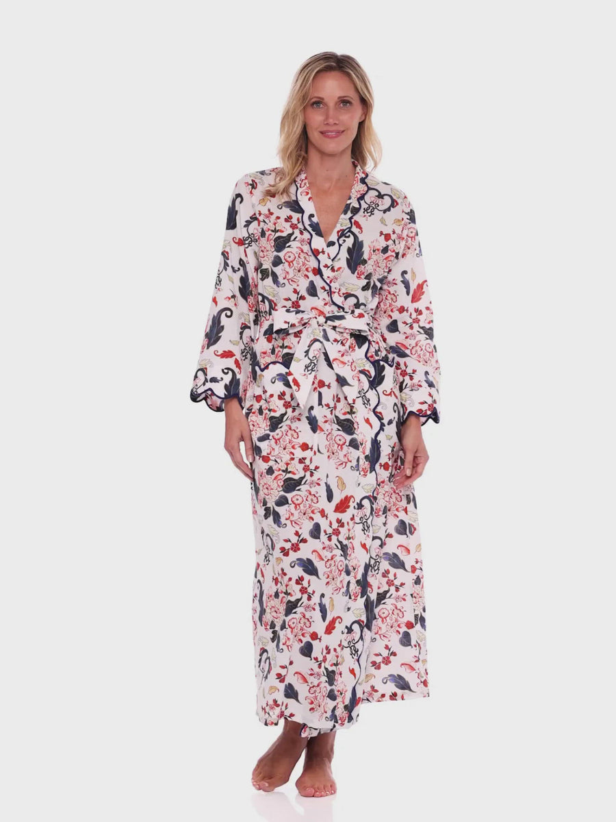 Porcelain Print Classic Robe – Heidi Carey