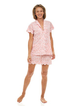 Load image into Gallery viewer, Coral Filigree PJ with Shorts