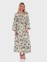 Load and play video in Gallery viewer, Tan Hummingbird Classic Robe
