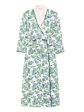 Load image into Gallery viewer, Hydrangea Fleece Lined Classic Robe
